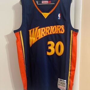 Mitchell & Ness Golden State Warriors Stephen Curry Jersey